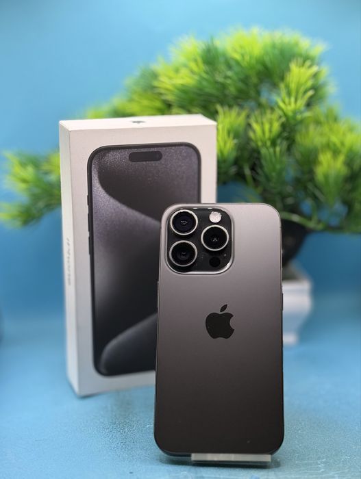 Apple iPhone 15 Pro, 256GB, 5G, Black Titanium