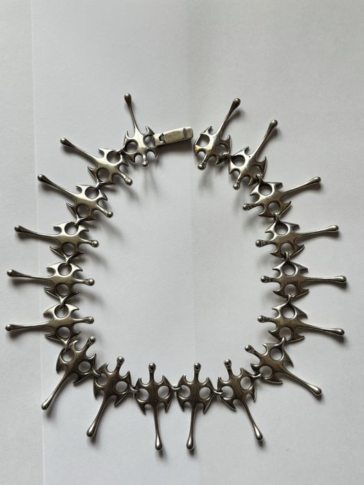 Colier, lanț de purtat la gât argint masiv 925 circa 102 grame