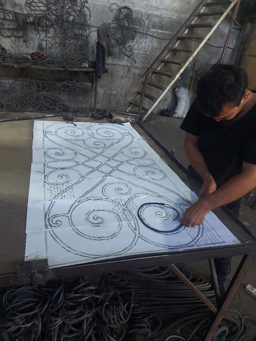 naves darvoza kovka reshotka огрождения перила хайтек лексан ворота