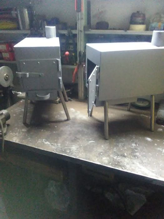 Теплообменик. Печь на дровах и на углях. Ручная работа