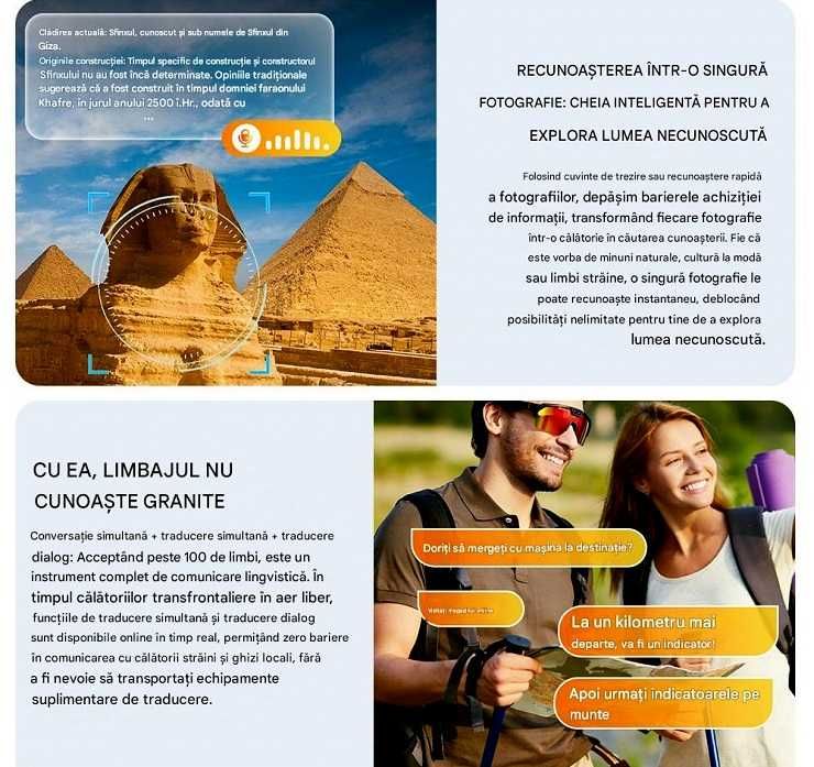 Ochelari ciclism cu AI video traducere apeluri muzica