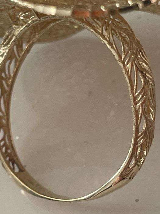 Inel aur 14k Floare Venetiană