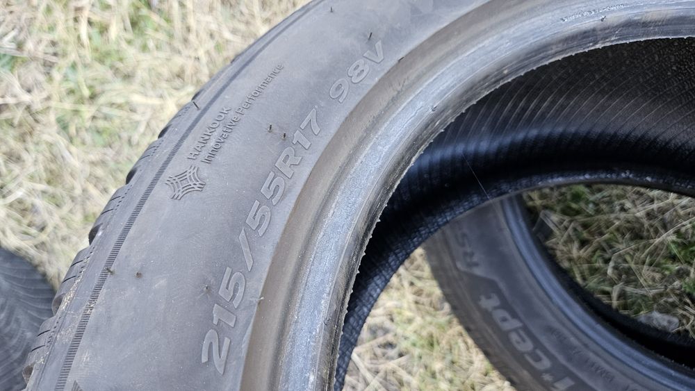 2бр гуми 215 55 17 дот 25 ханкок hankook