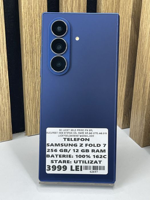 Samsung Z Fold 7 256Gb 12Gb ram 100% bat (162 cicluri) Garantie #62697