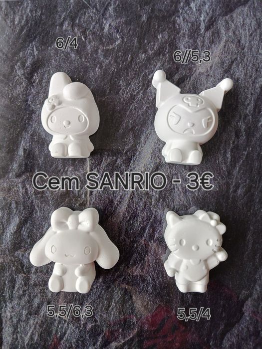 Гипсови фигурки за оцветяване - Sanrio, Disney, Мечета