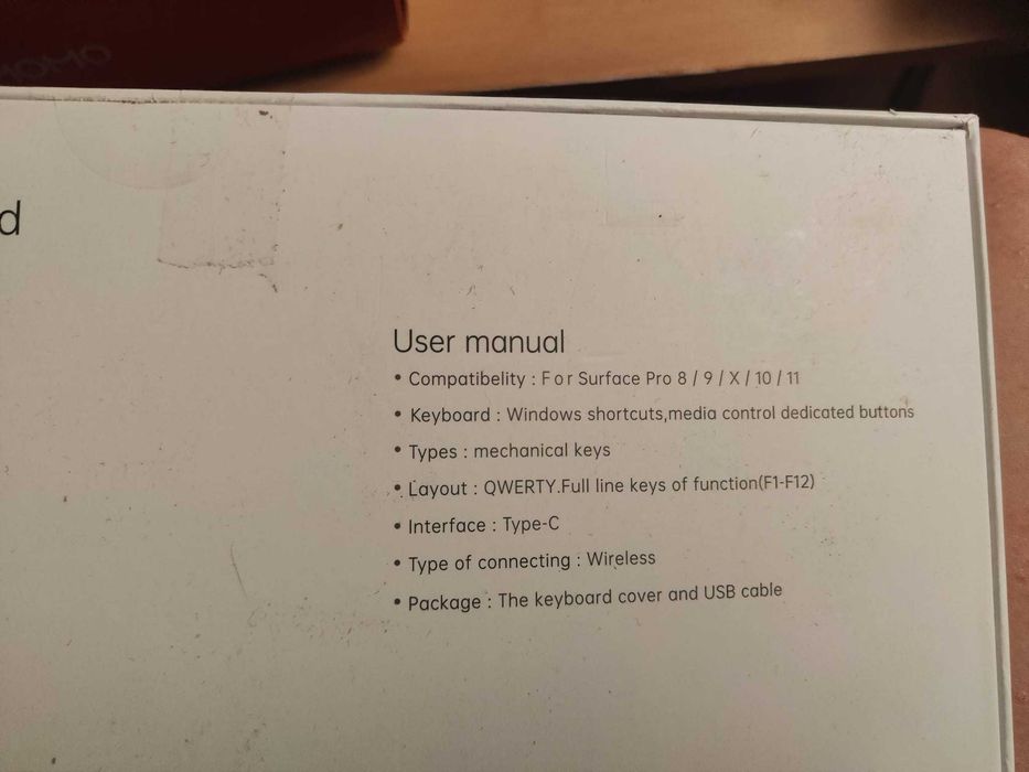 Tastatura pentru Microsoft Surface Pro 8/9/X/10/11
