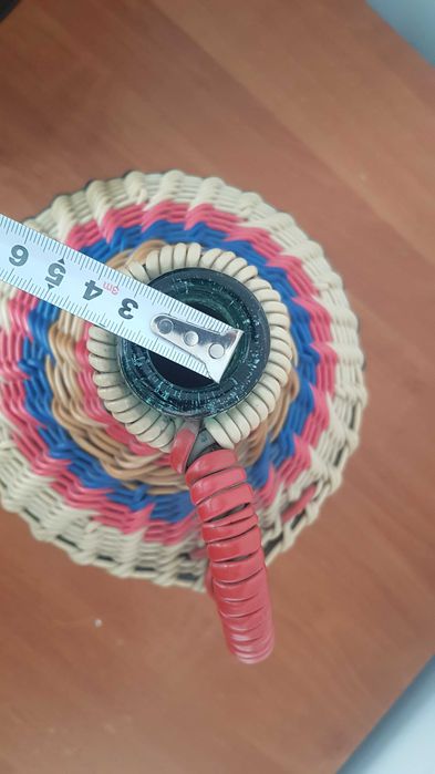 Sticla Palinca/Vi Vintage 6l cu impletitura sarma. Stare impecabila