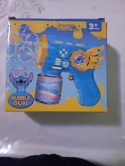 Bubble gun детский игровой пистолет для детей пистолет для пузерей