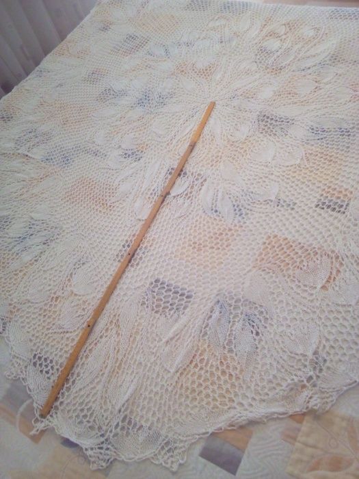Покривка плетена, ръчна изработка, чисто нова