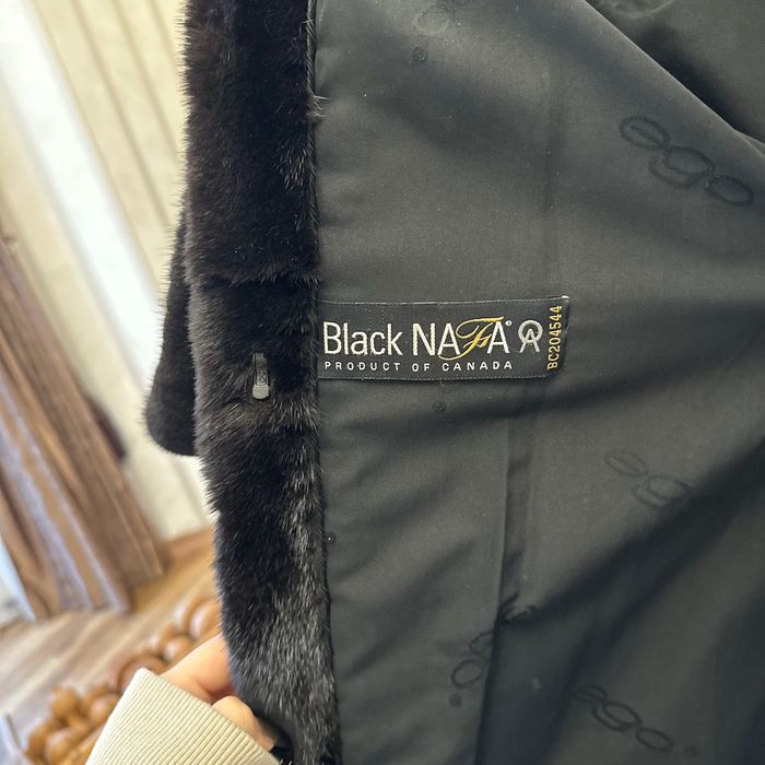 Норковая шуба блэк нафа