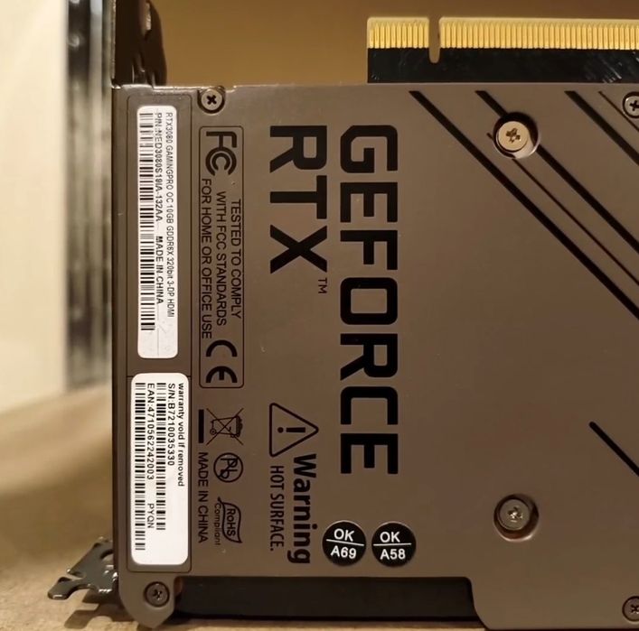 RTX 3080 10GB Palit и Manli