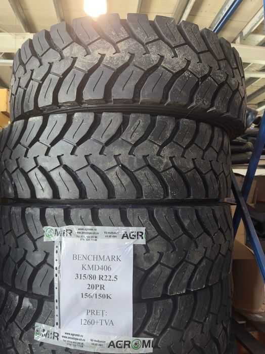 Camion 315/80 R22.5 Benchmark 156/150K Tractiune ON-OFF profil cariera