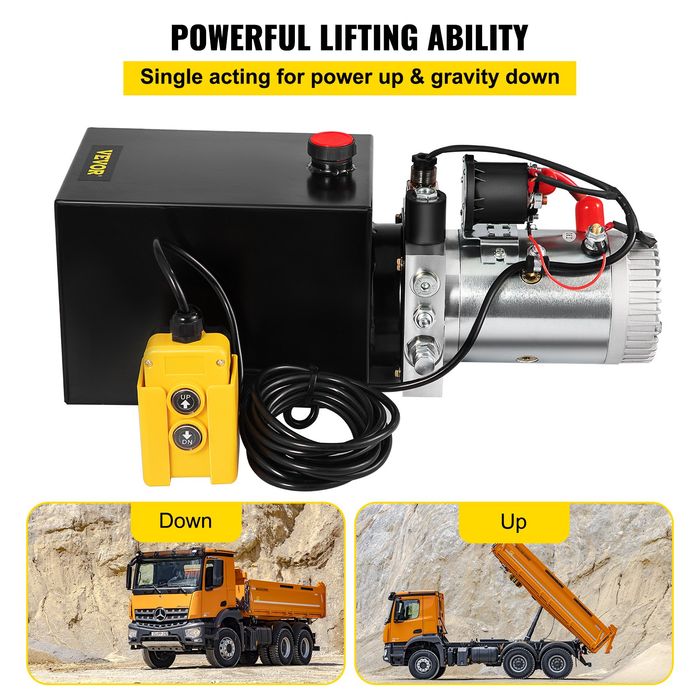 Pompa Hidraulica 6L Unitate Actionare Unica DC12V 3200 PSI