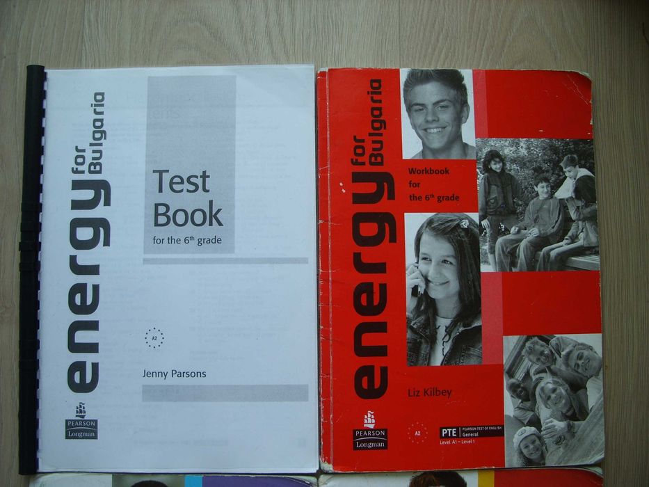 Английски език и тетрадки ЕNERGY 6 и 7 и SMASH for Bulgaria