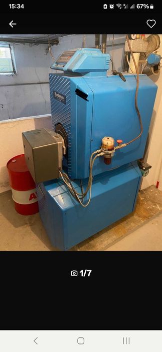 Centrala pe ulei uzat ars