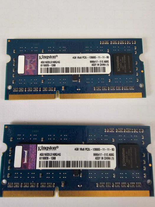 оперативная память для ноутбука  Kingston SO-DIMM 4Гб DDR3L