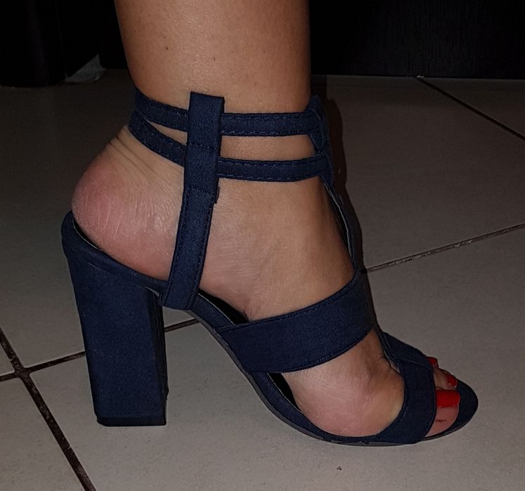 Sandale dama bleumarin noi 38