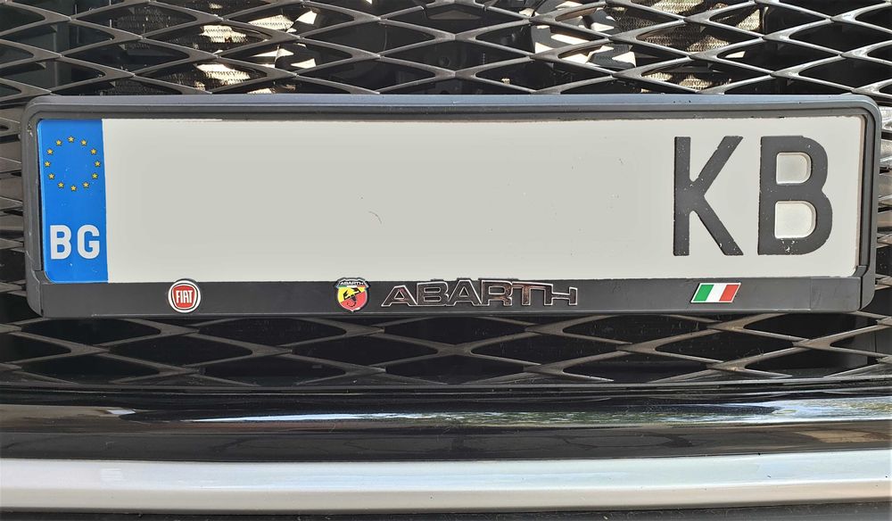 Рамки за регистрационен номер - Fiat Abarth 2 броя