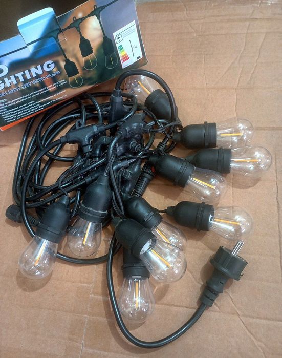 Гирлянда лампа , ретро гирлянда. Доставка и установка имеется