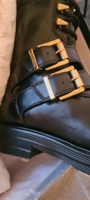 Ghete Love Moschino,  nr.36, piele naturală