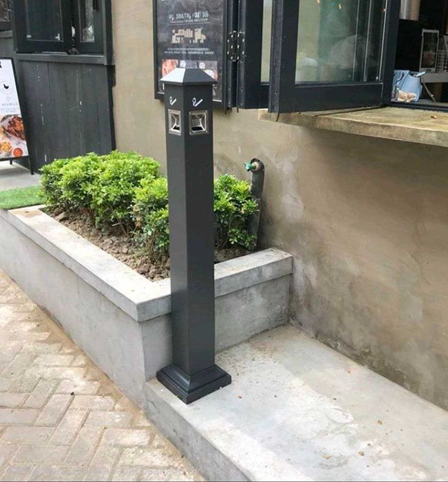 Пепельница урна для курения нержавейка напольная новая