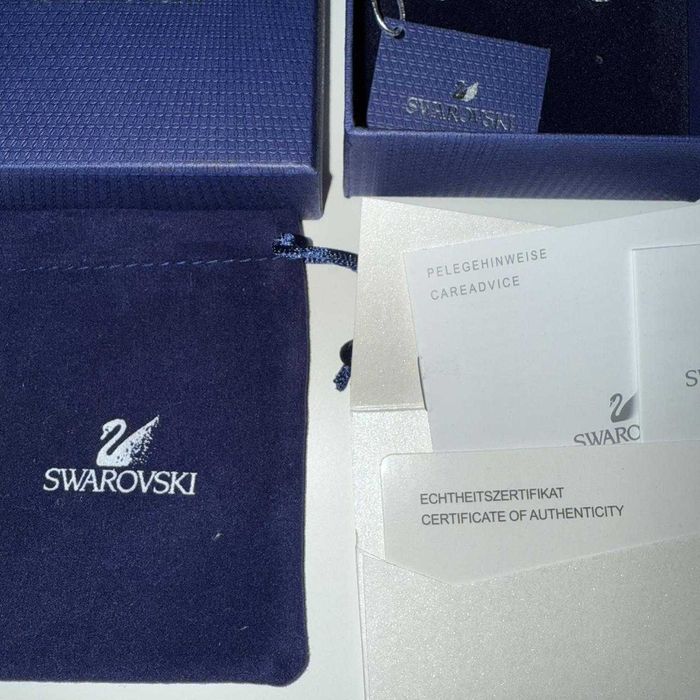 Cercei Swarovski Angelic Argintii - noi, în cutie