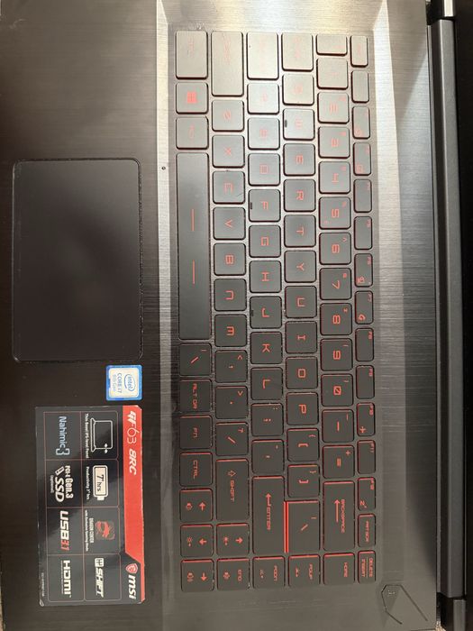 Laptop MSI GF63 8RC, i7 Gen 8, GTX
