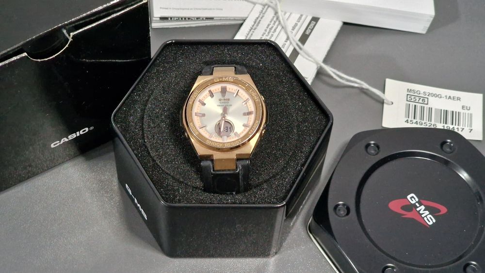 Часовник Casio BABY-G G-MS MSG-S200G-1AER Tough Solargh Solar – оригинален комплект