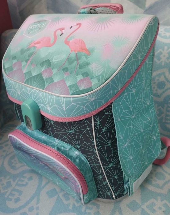 Ученическа раница Ars Una Pink Flamingo - Compact