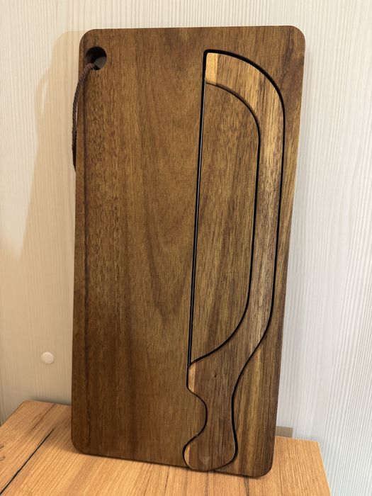 Нож для хлеба с доской