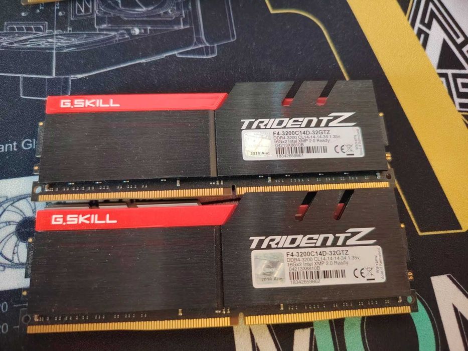 Рам памет G.Skill Trident Z 32 GB (2 x 16 GB) DDR4-3200Mhz  CL14 14 14