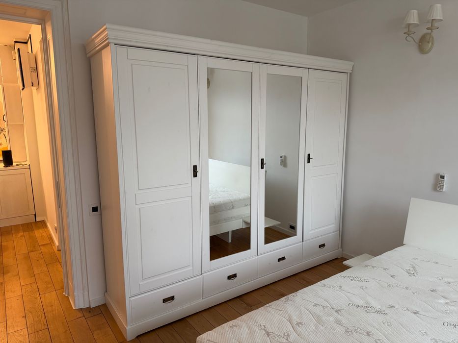 MOBARTA Dulap “Florence” lemn masiv 253x62x218cm