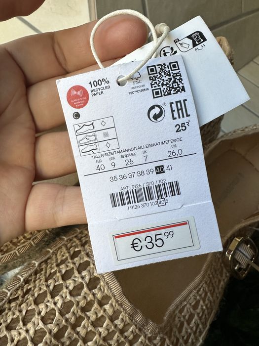 Продам обувь эспадрильи