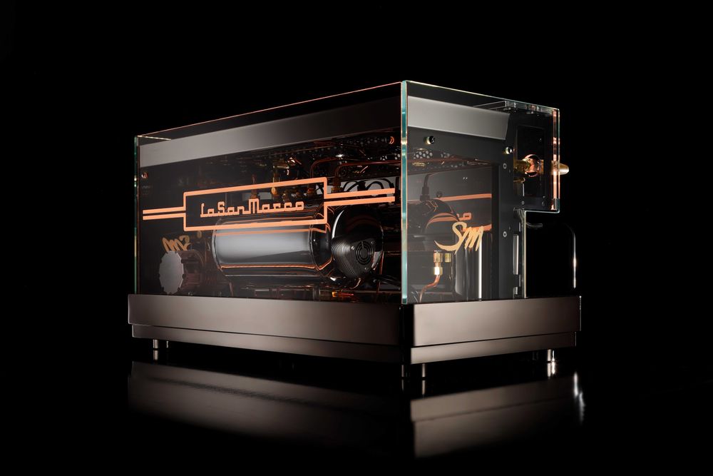 Espressor LSM „E. Luxury”-2gr.-multi boiler cu profilarea extracției