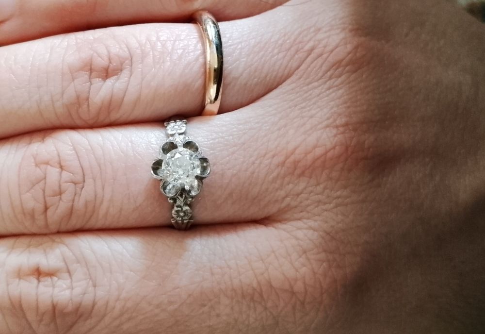 Кольцо серебряное винтаж ХЮЗ