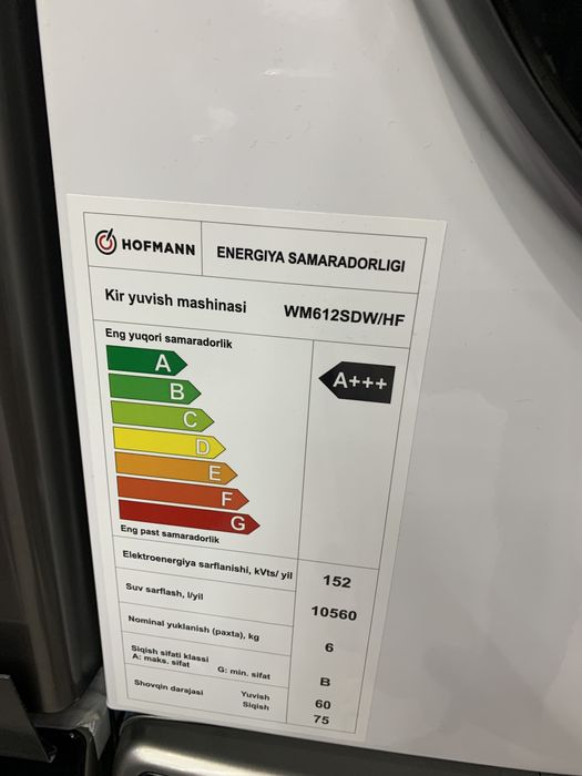 Стиральная машина Hofmann 612/SD white