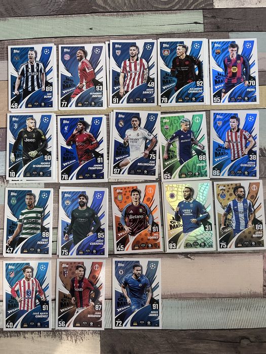 Карти на match attax 25 26 сезон