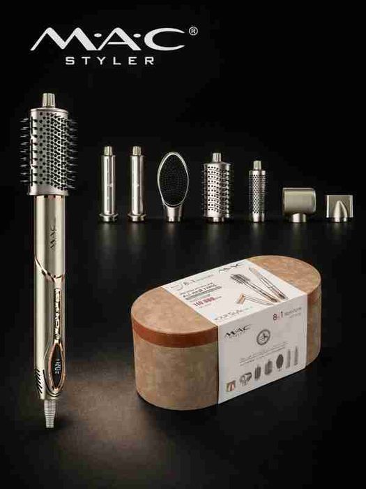 Профессиональный фен стайлер для волос MAC-6767 , 8B1, LED дисплей,