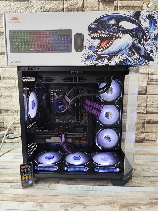 Calculator / PC Gaming / Setup– Ryzen 5 5600X + RX 9060 XT 16GB +Cadou