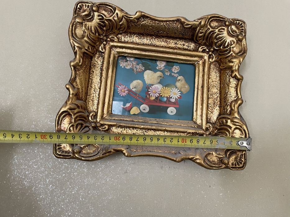 Rame tablou lemn cu ipsos vechi