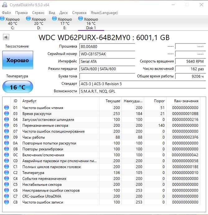 Продаю жесткий диск 6тб