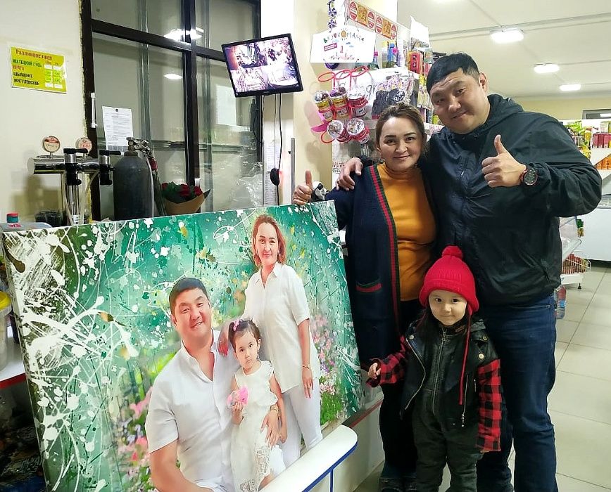 Арт Портреты на холсте