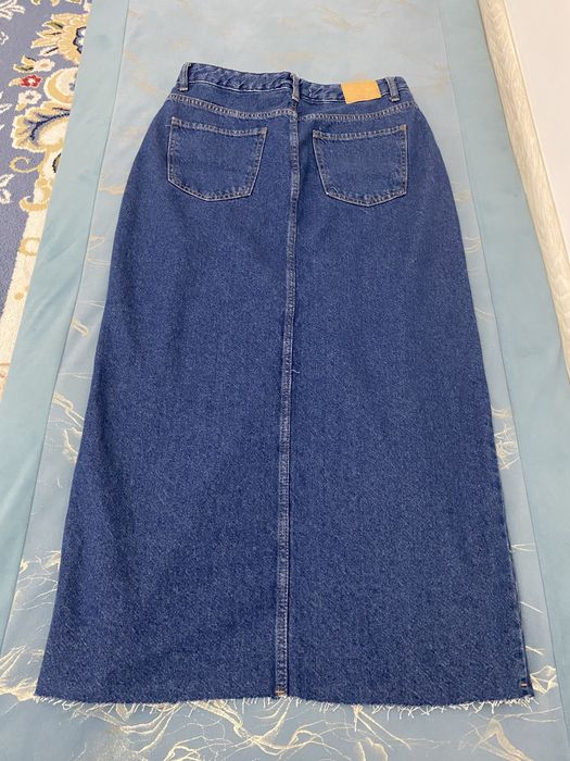 Джинсовая юбка большой размер