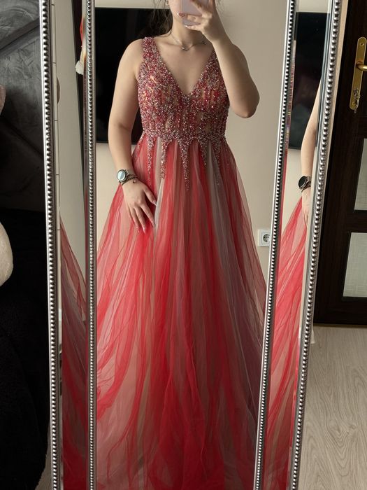 Официална рокля с камъни