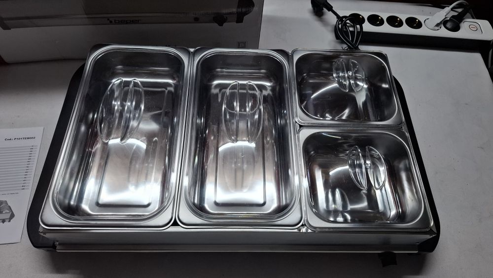 Beper  поддържане на храната топла,300W, 4 подвижни отделения