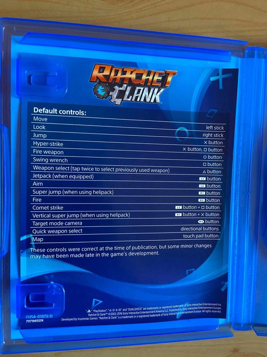 Игра За PS4 Ratchet & Clank