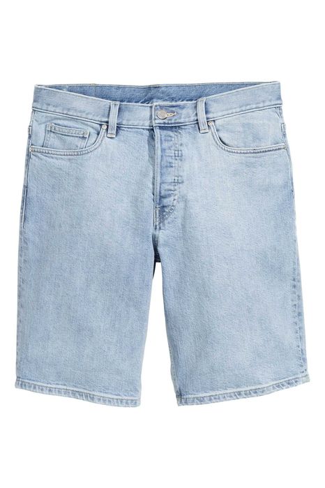 H&M - 5 blugi scurti, bumbac mar. M/32(US)/48(EU), noi, cu eticheta [talie 86 - 90 cm.]