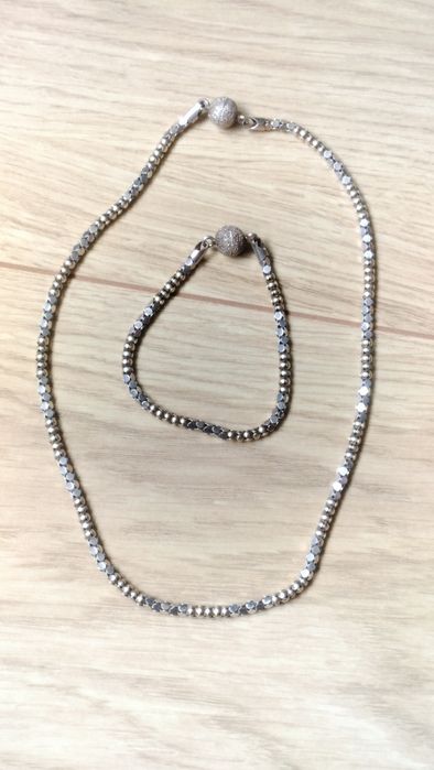 Set Lanț și brățară argint 925