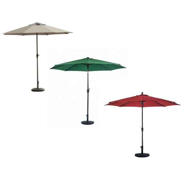 Зонт с подставкой (d=2.7м), зеленый