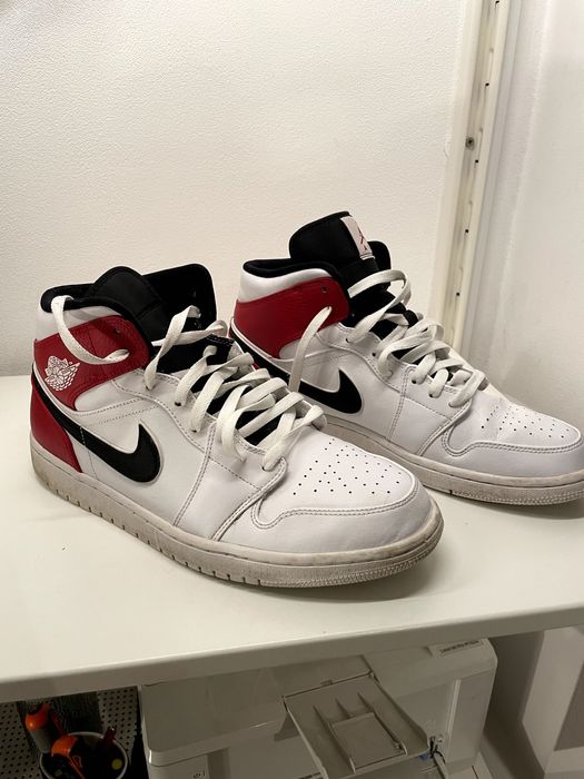 Jordan 1 Mid - White Chicago - size 46 - stare f buna